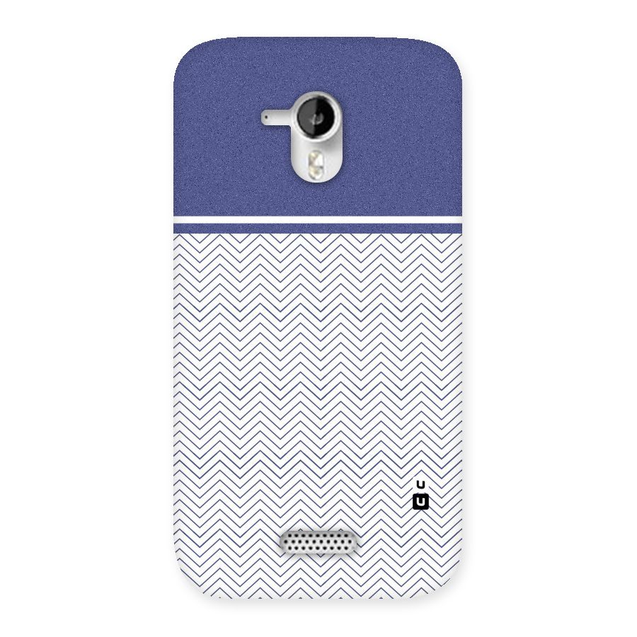Melange Striped Pattern Back Case for Micromax Canvas HD A116
