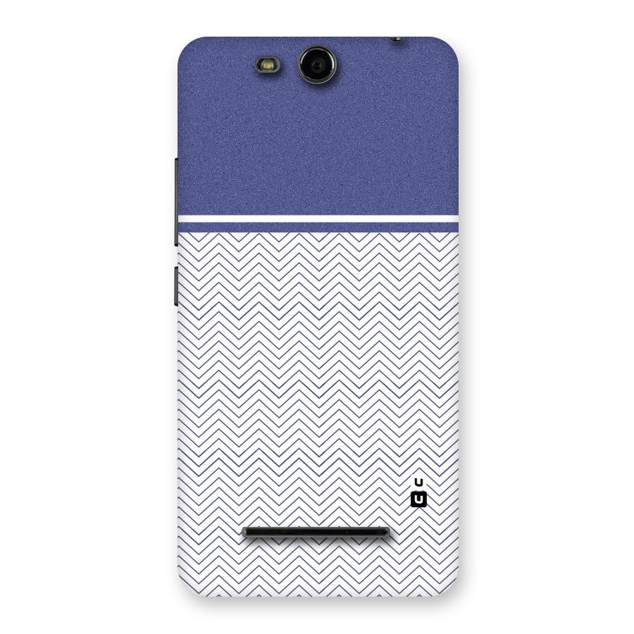 Melange Striped Pattern Back Case for Micromax Canvas Juice 3 Q392