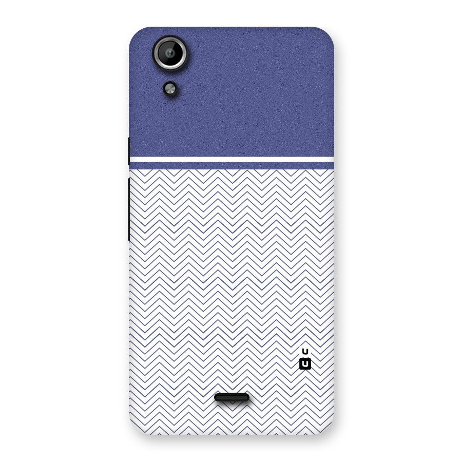 Melange Striped Pattern Back Case for Micromax Canvas Selfie Lens Q345