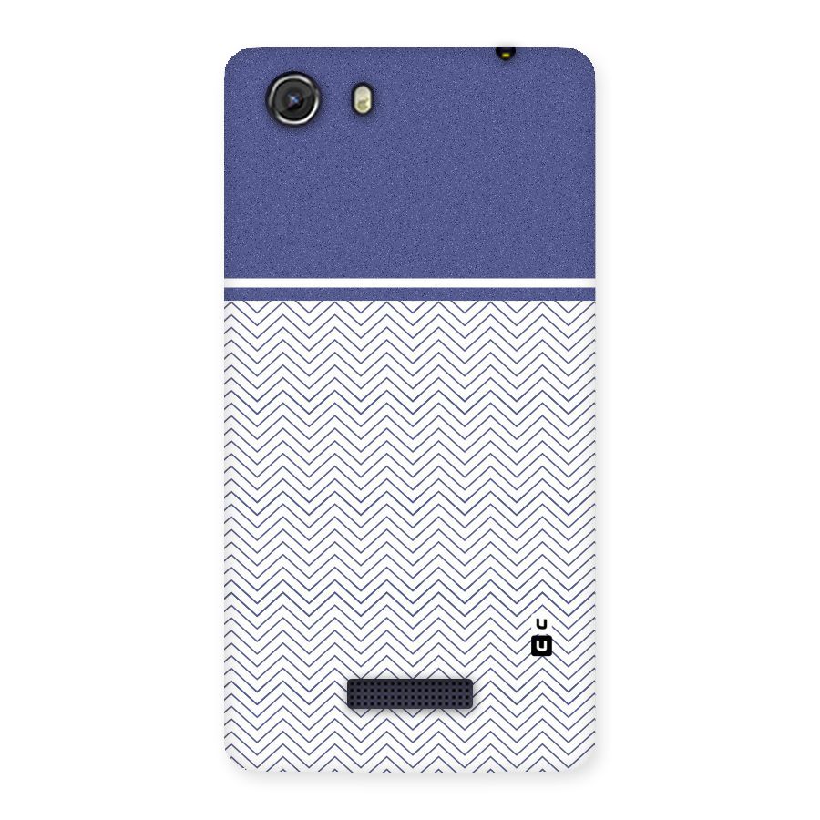 Melange Striped Pattern Back Case for Micromax Unite 3