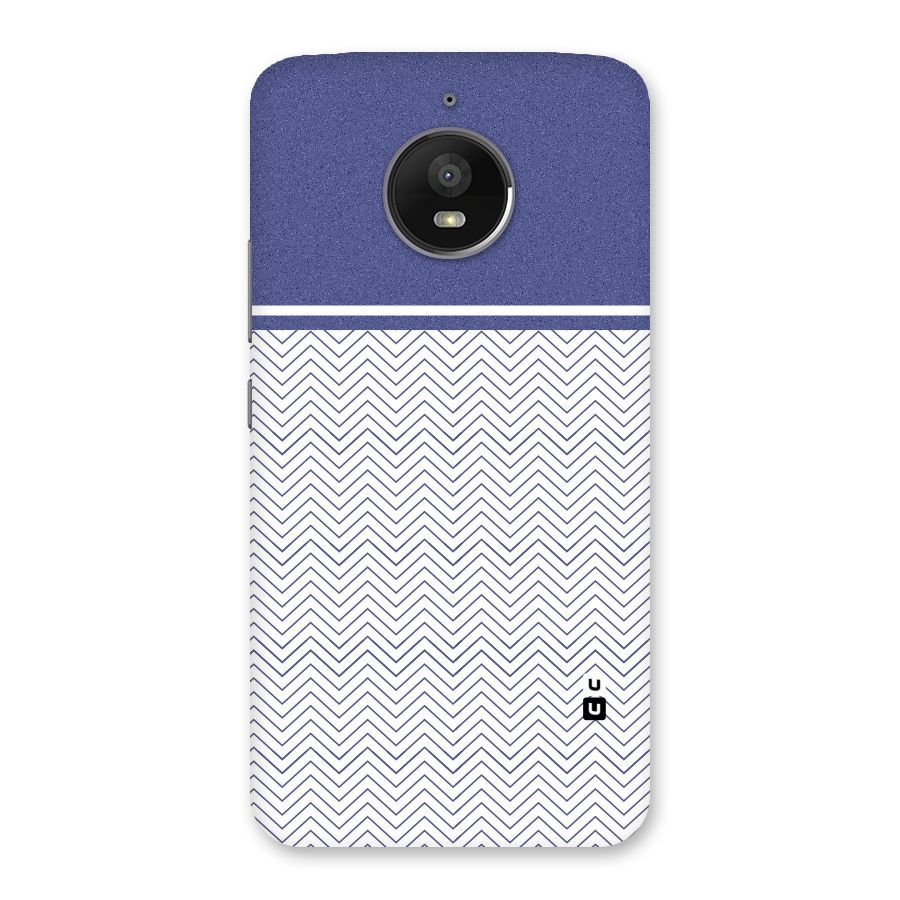 Melange Striped Pattern Back Case for Moto E4 Plus