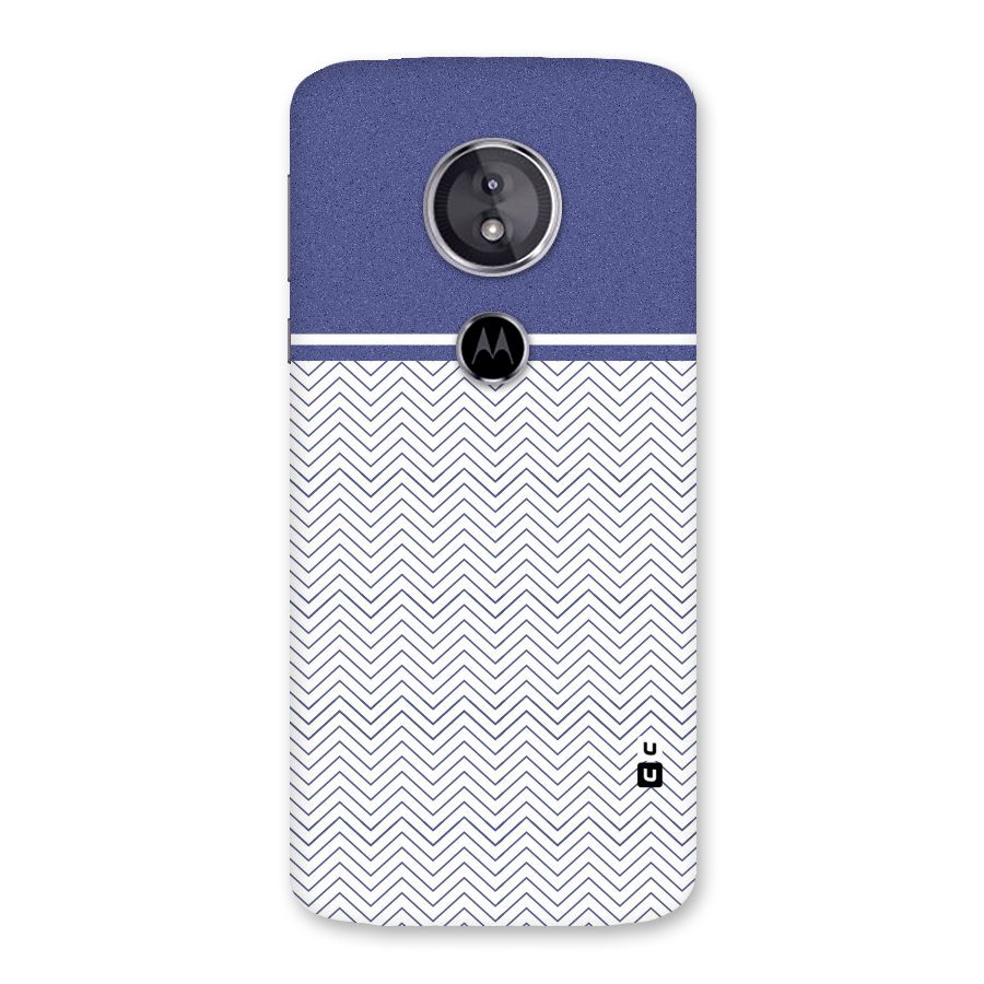 Melange Striped Pattern Back Case for Moto E5