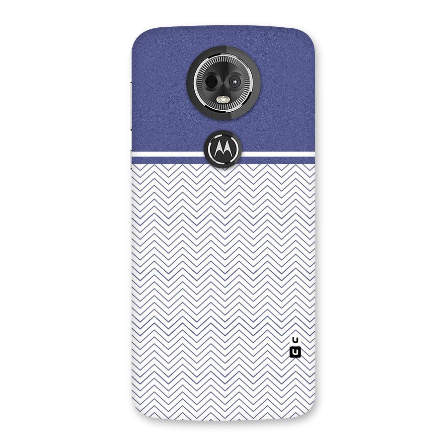 Melange Striped Pattern Back Case for Moto E5 Plus