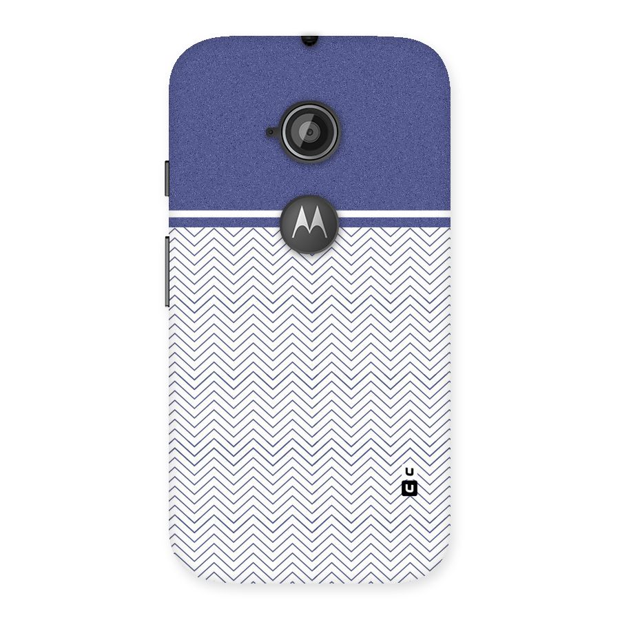 Melange Striped Pattern Back Case for Moto E 2nd Gen