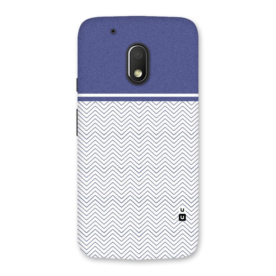 Melange Striped Pattern Back Case for Moto G4 Play