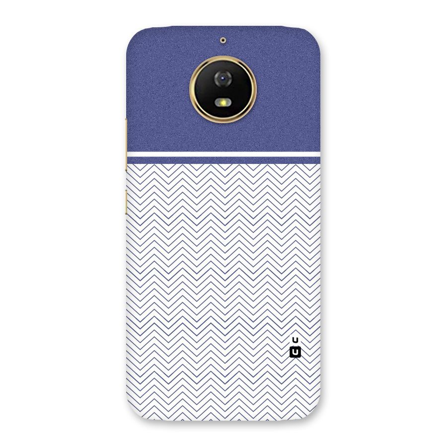Melange Striped Pattern Back Case for Moto G5s