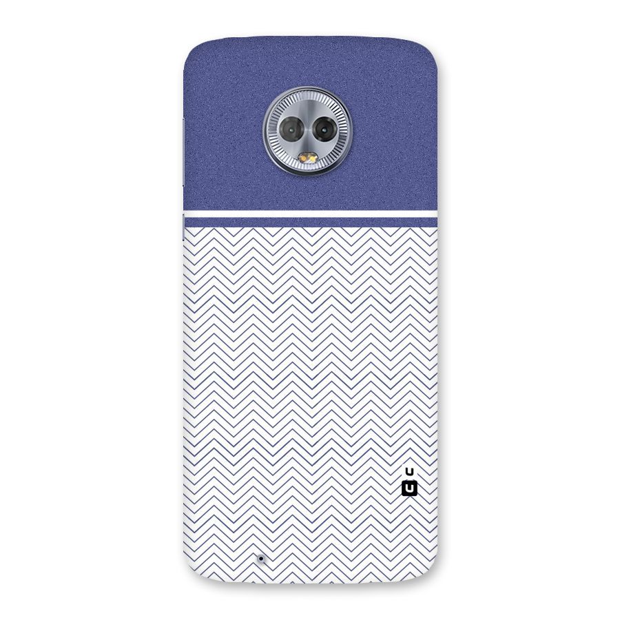 Melange Striped Pattern Back Case for Moto G6