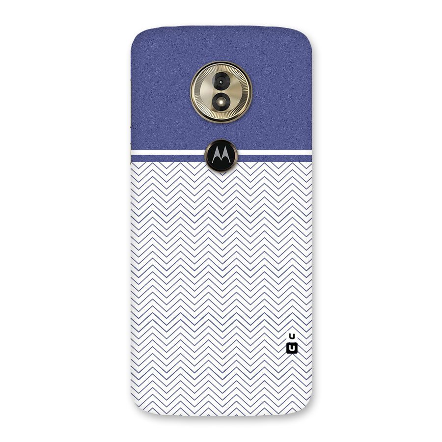 Melange Striped Pattern Back Case for Moto G6 Play