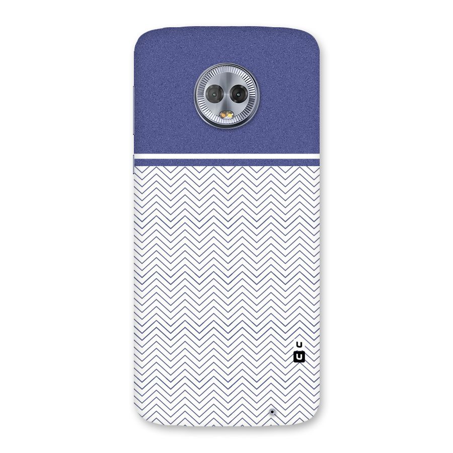 Melange Striped Pattern Back Case for Moto G6 Plus