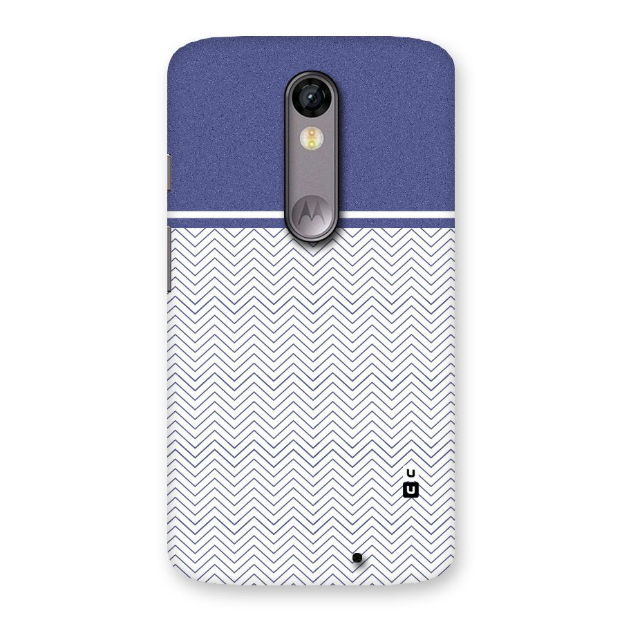 Melange Striped Pattern Back Case for Moto X Force