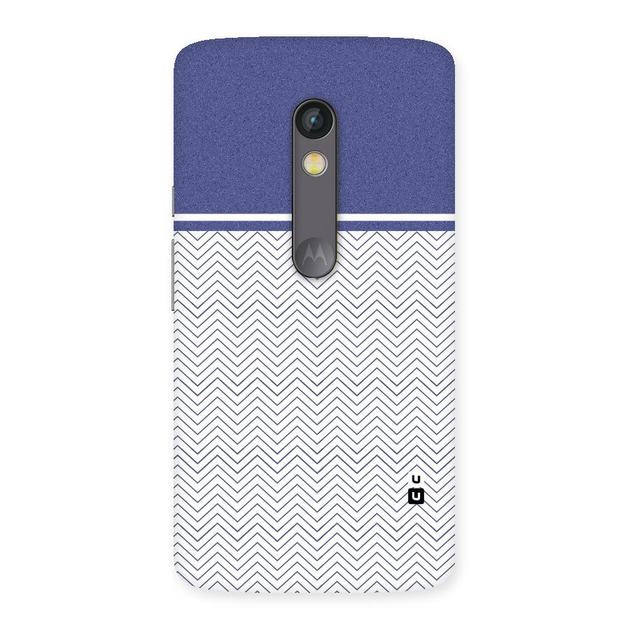 Melange Striped Pattern Back Case for Moto X Play