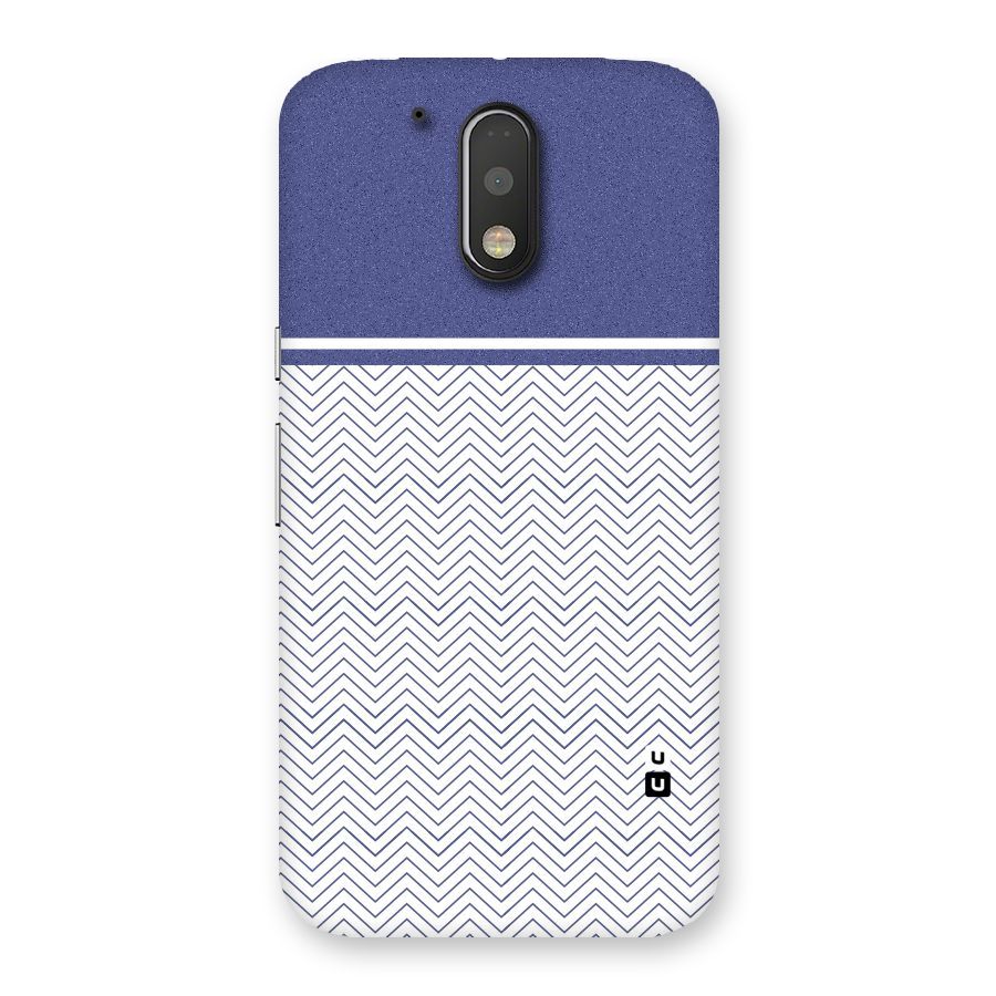 Melange Striped Pattern Back Case for Motorola Moto G4