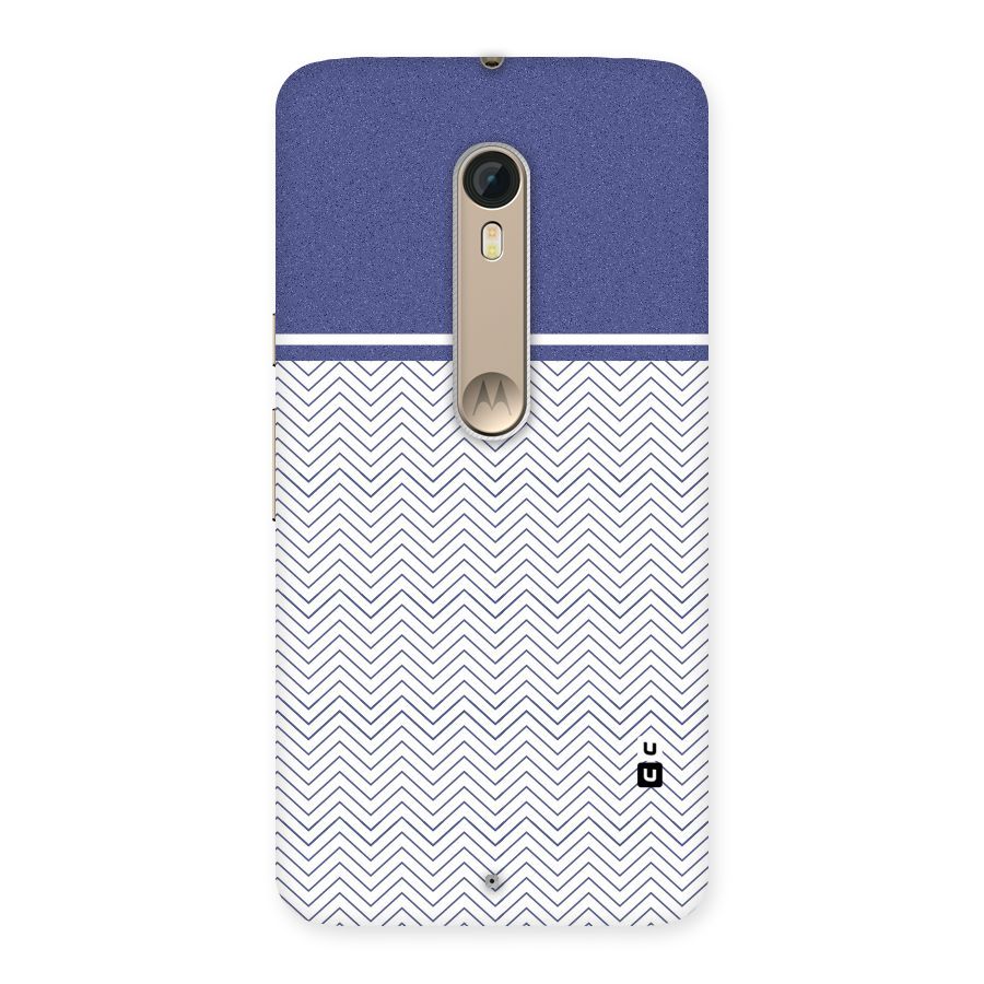 Melange Striped Pattern Back Case for Motorola Moto X Style