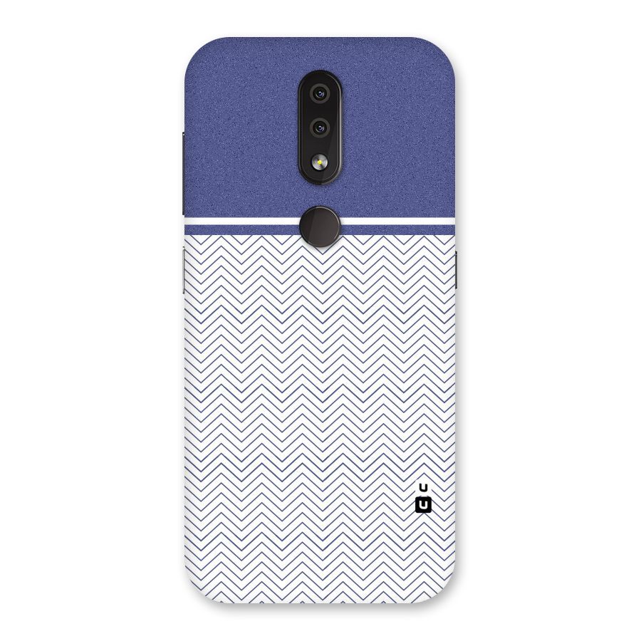 Melange Striped Pattern Back Case for Nokia 4.2