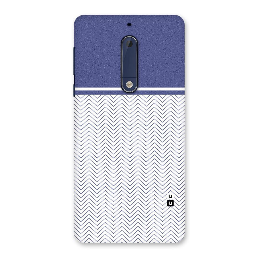 Melange Striped Pattern Back Case for Nokia 5