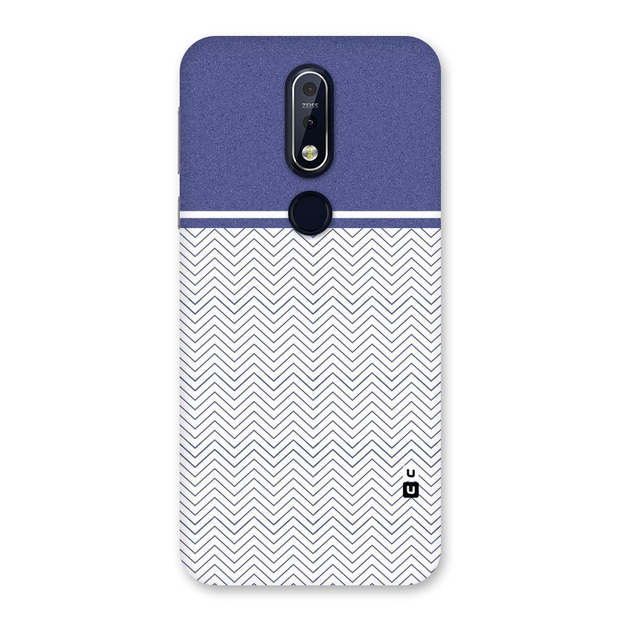 Melange Striped Pattern Back Case for Nokia 7.1