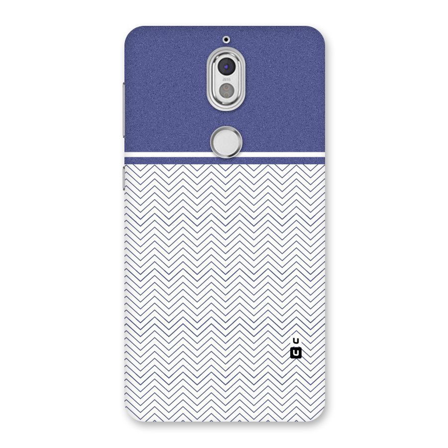 Melange Striped Pattern Back Case for Nokia 7