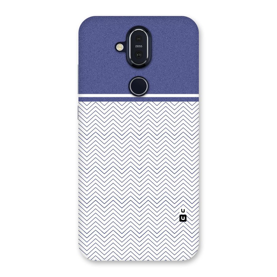 Melange Striped Pattern Back Case for Nokia 8.1