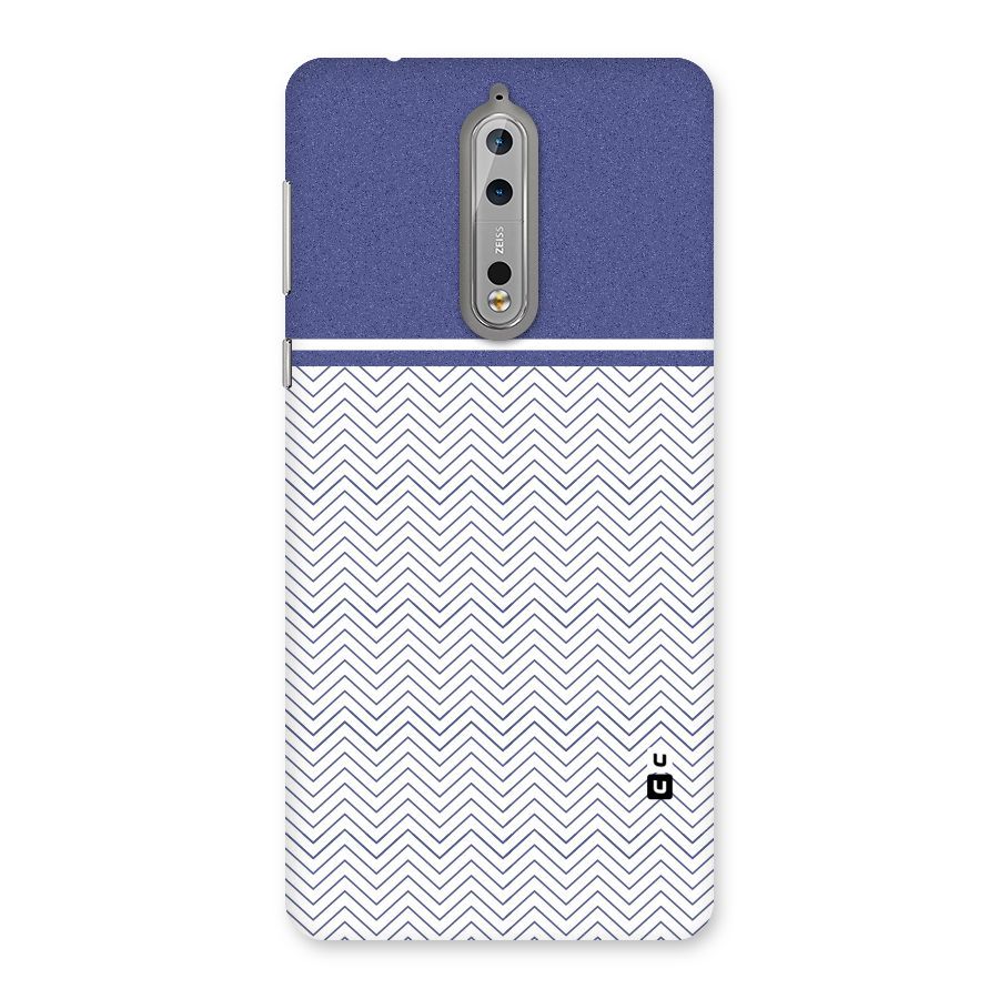 Melange Striped Pattern Back Case for Nokia 8