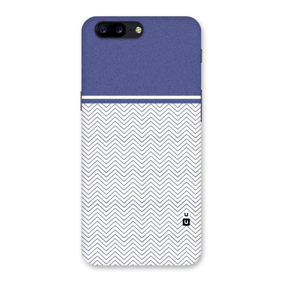 Melange Striped Pattern Back Case for OnePlus 5