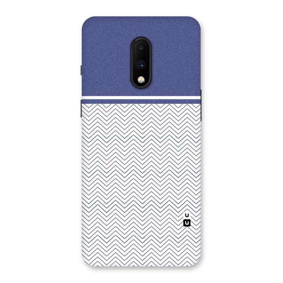 Melange Striped Pattern Back Case for OnePlus 7