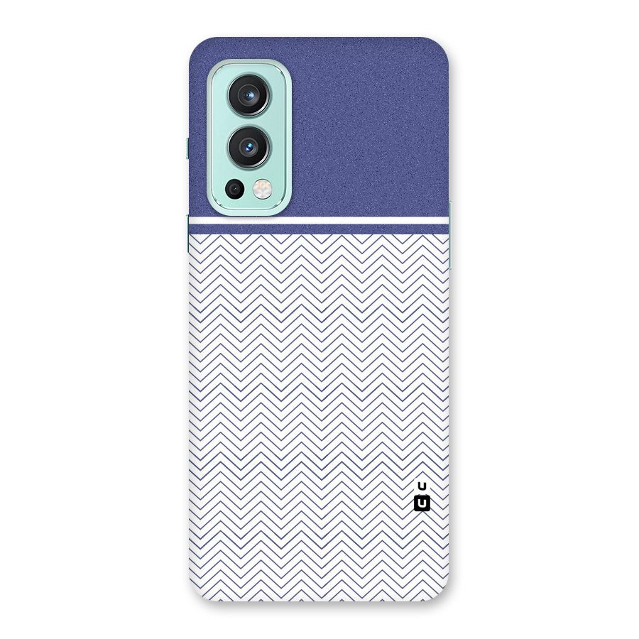 Melange Striped Pattern Back Case for OnePlus Nord 2 5G