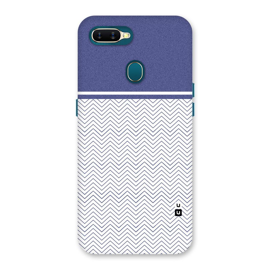 Melange Striped Pattern Back Case for Oppo A11k