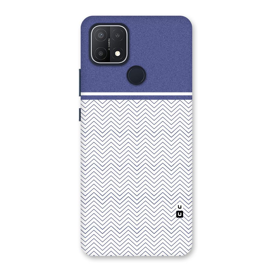 Melange Striped Pattern Back Case for Oppo A15