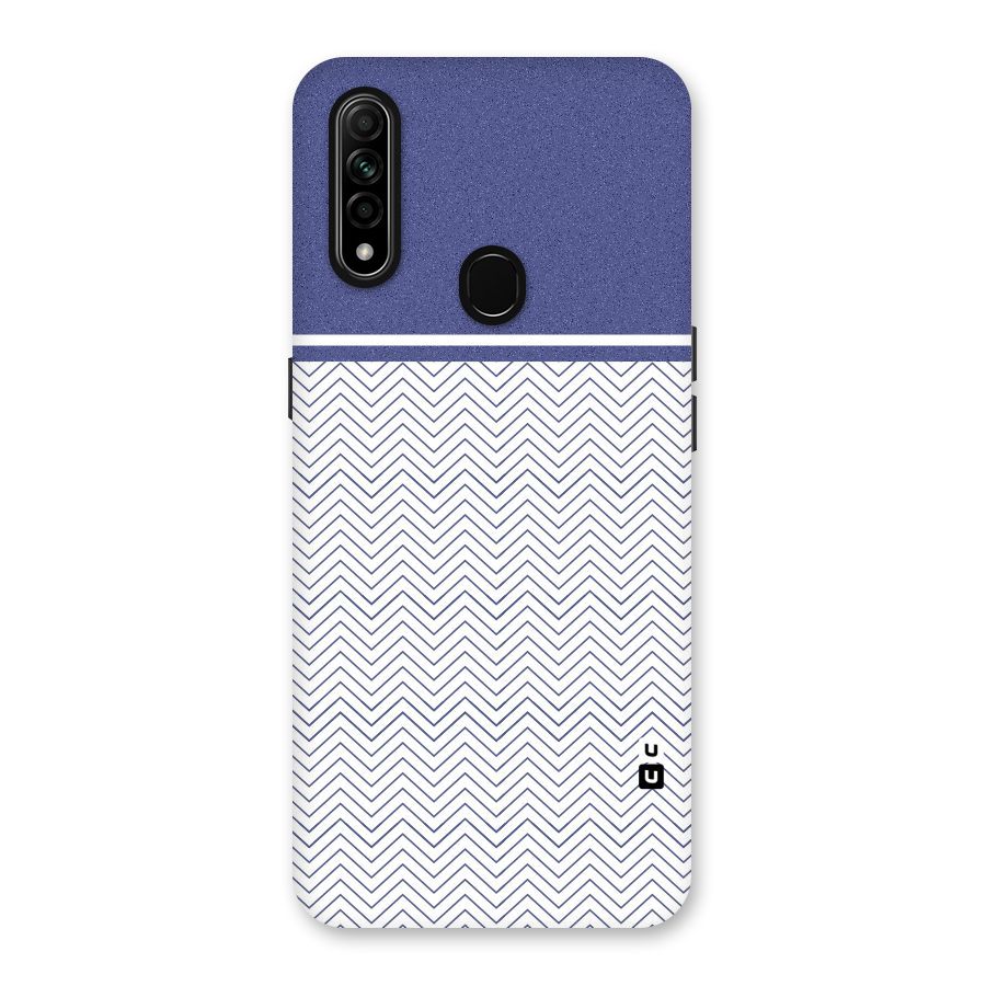 Melange Striped Pattern Back Case for Oppo A31