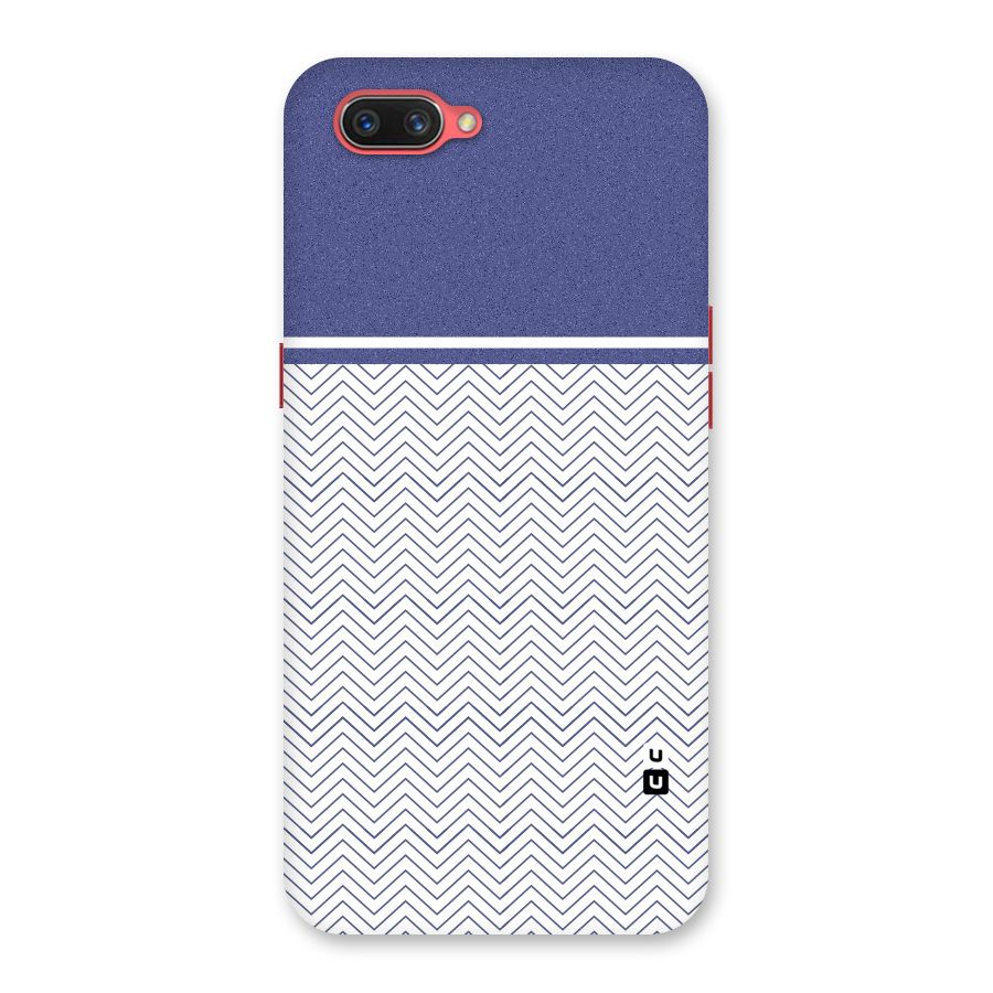 Melange Striped Pattern Back Case for Oppo A3s