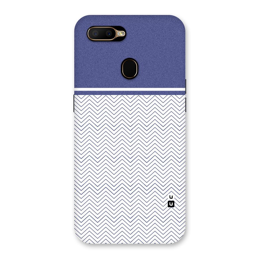 Melange Striped Pattern Back Case for Oppo A5s