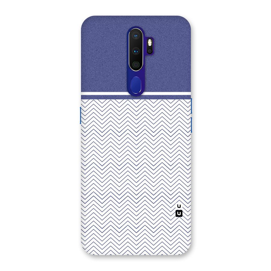 Melange Striped Pattern Back Case for Oppo A9 (2020)
