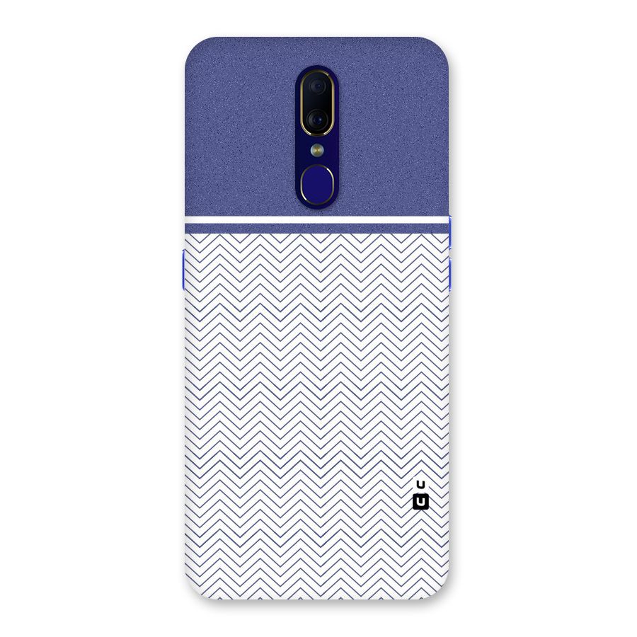 Melange Striped Pattern Back Case for Oppo F11