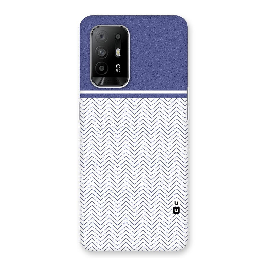 Melange Striped Pattern Back Case for Oppo F19 Pro Plus 5G