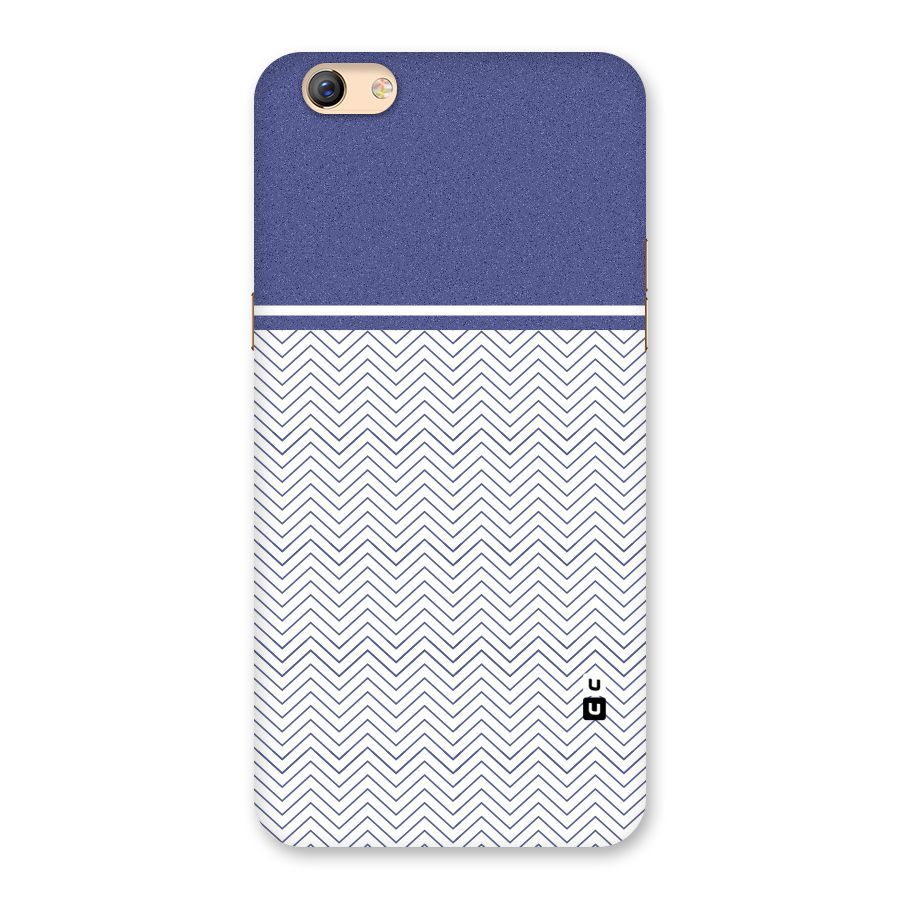 Melange Striped Pattern Back Case for Oppo F3 Plus