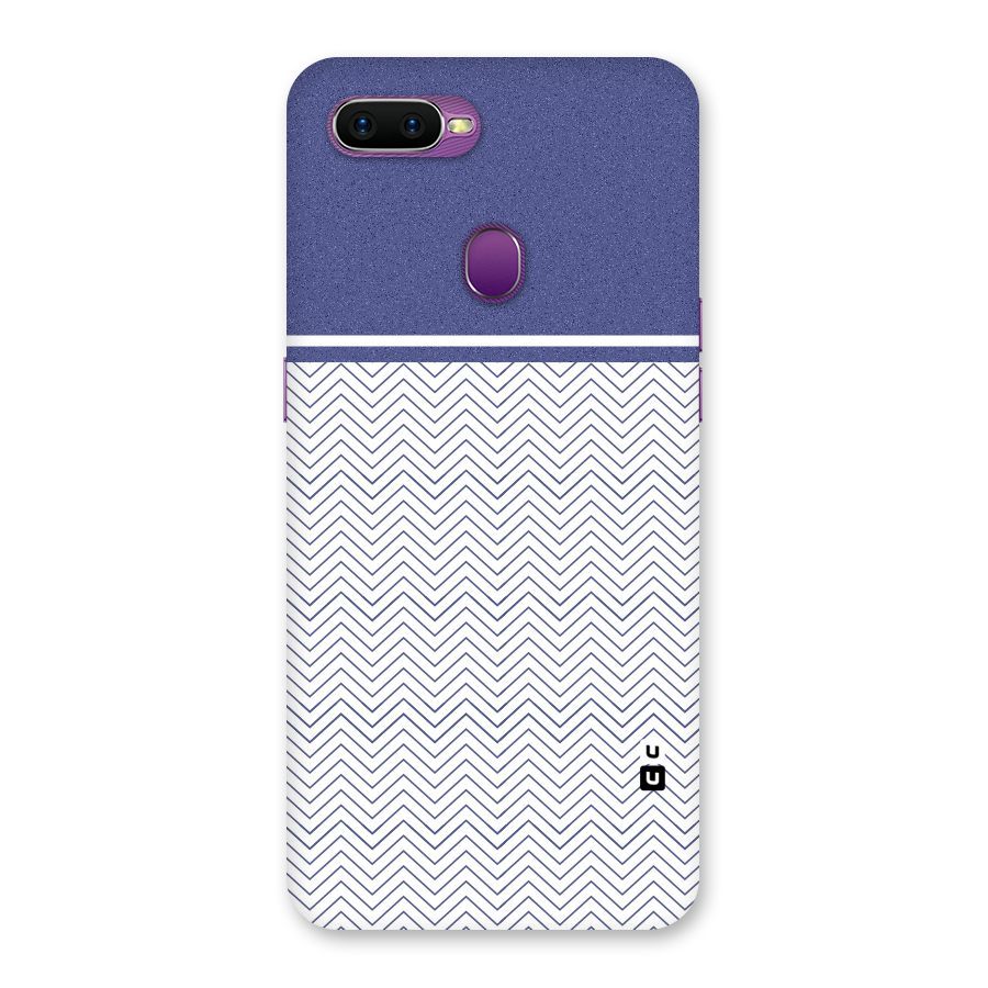 Melange Striped Pattern Back Case for Oppo F9