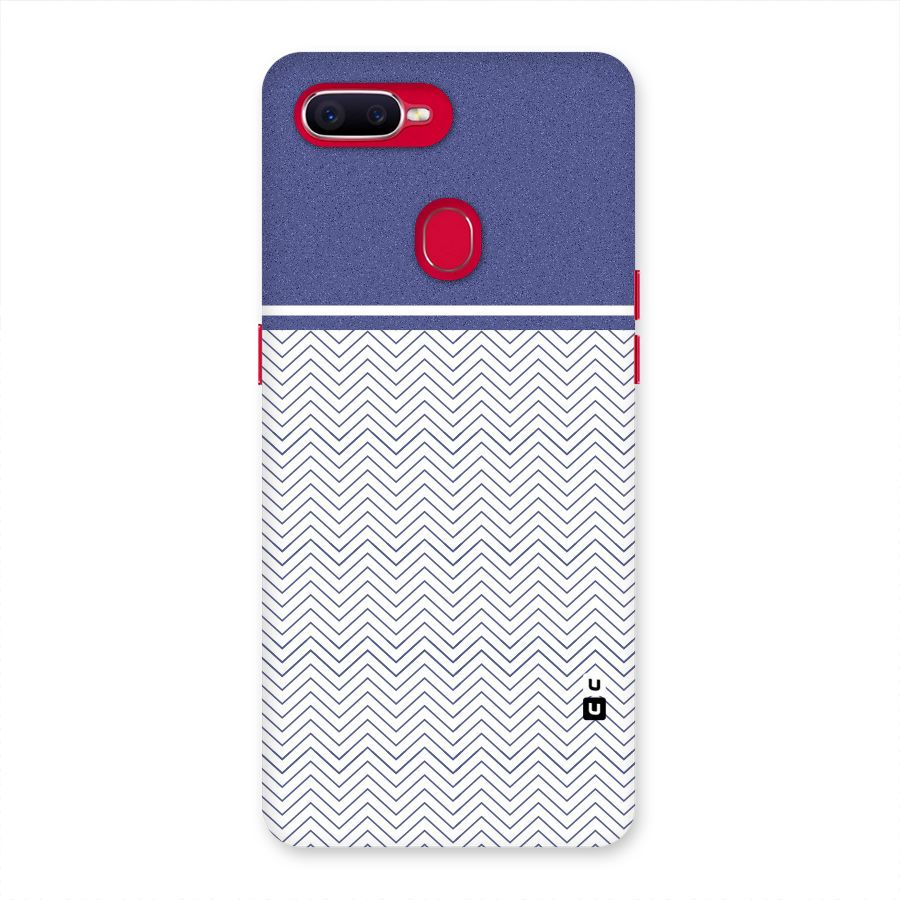 Melange Striped Pattern Back Case for Oppo F9 Pro