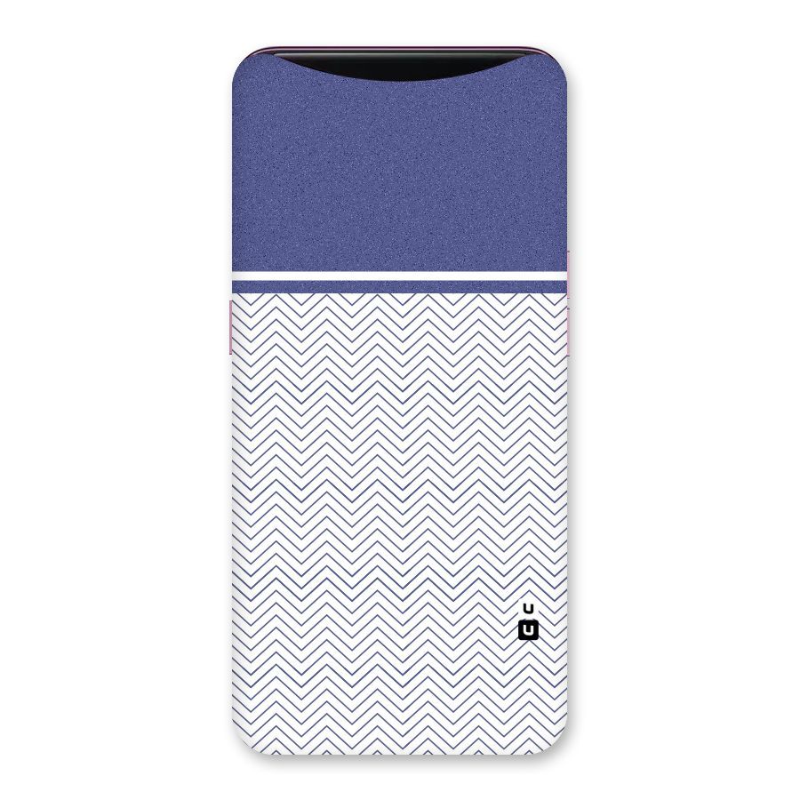 Melange Striped Pattern Back Case for Oppo Find X