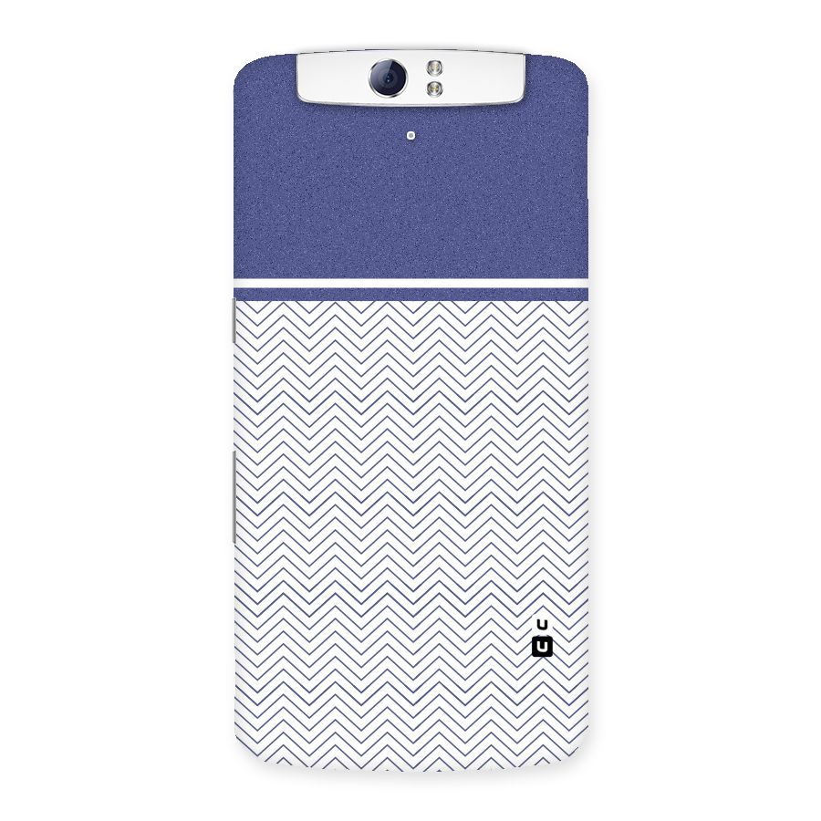 Melange Striped Pattern Back Case for Oppo N1