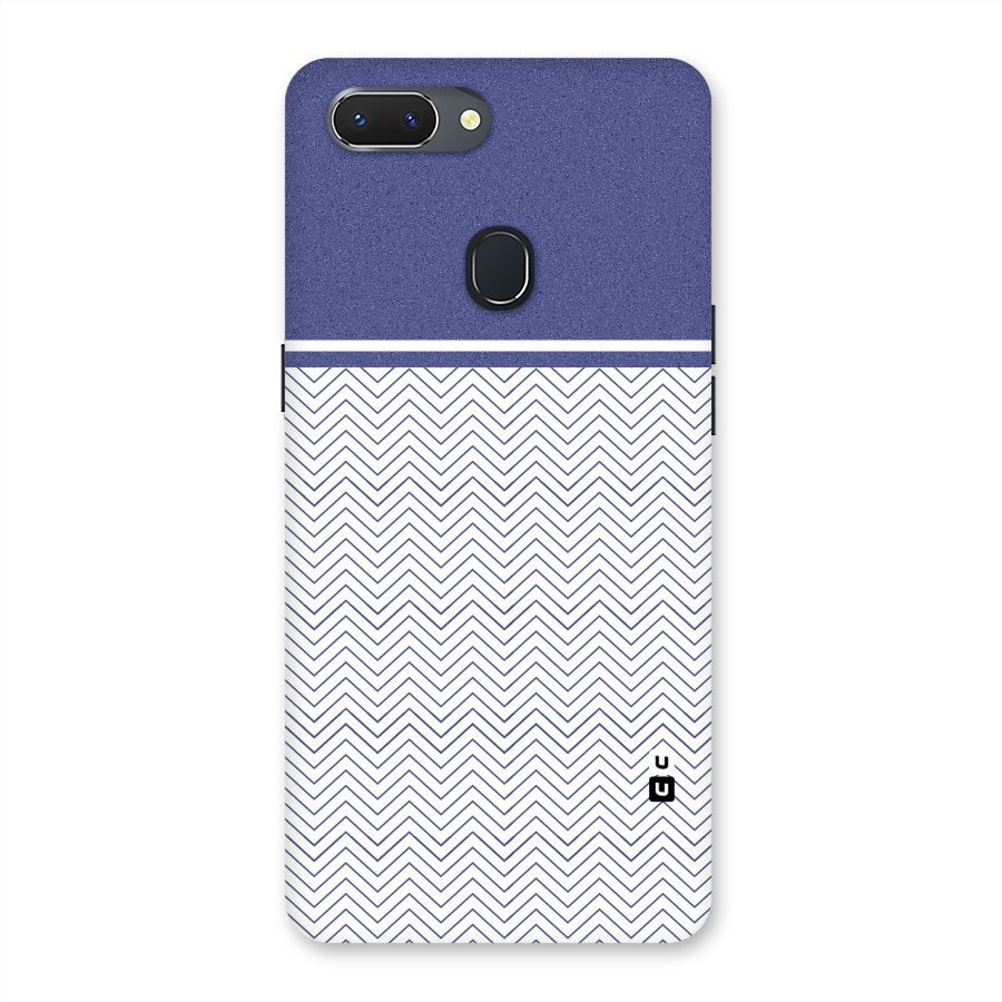 Melange Striped Pattern Back Case for Oppo Realme 2