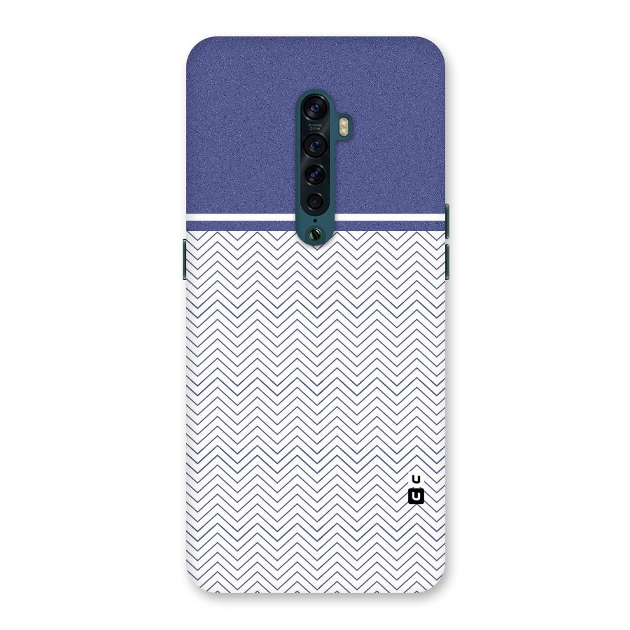 Melange Striped Pattern Back Case for Oppo Reno2