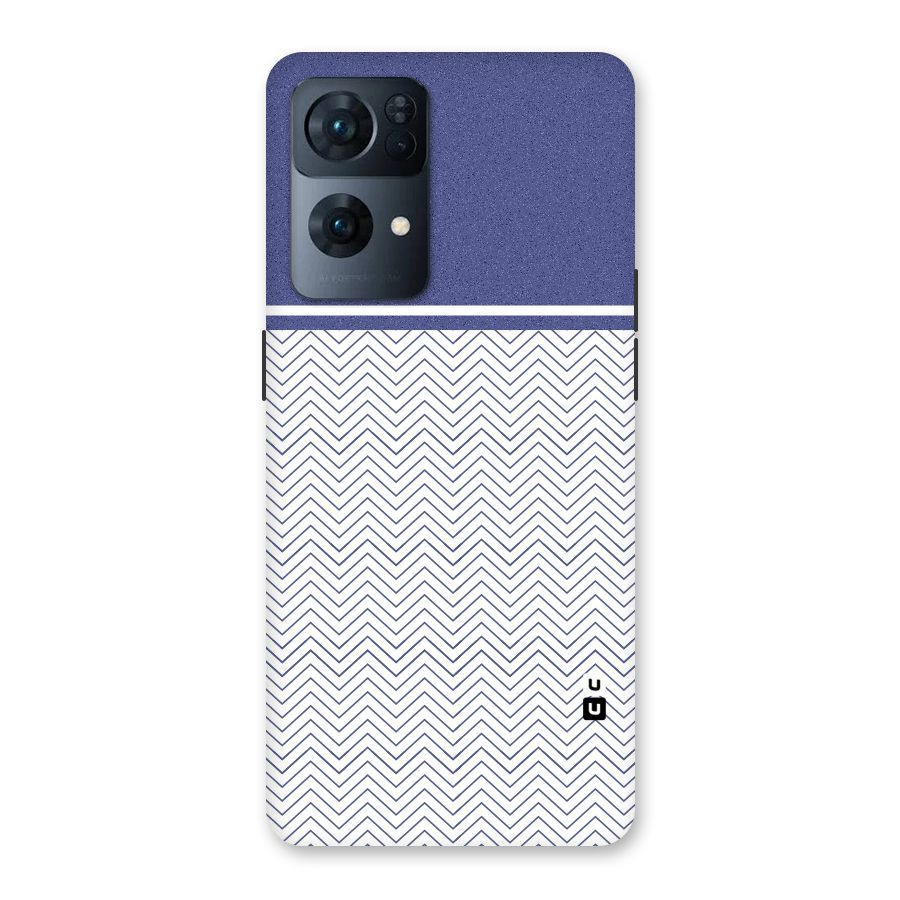 Melange Striped Pattern Back Case for Oppo Reno7 Pro 5G