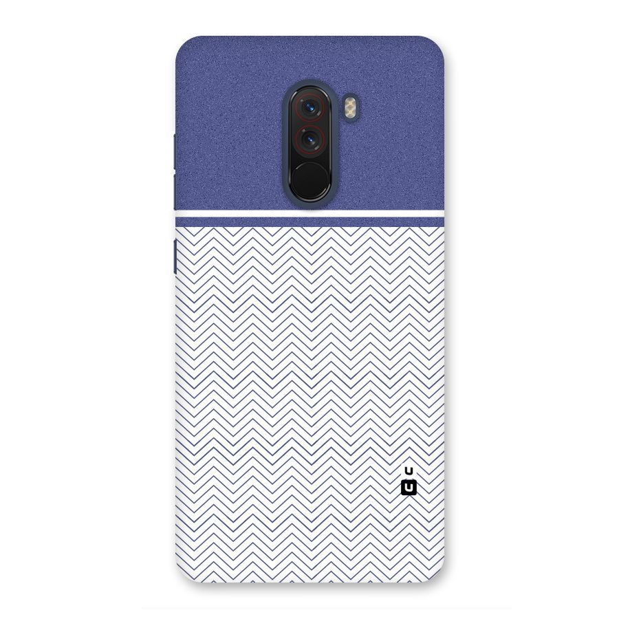 Melange Striped Pattern Back Case for Poco F1
