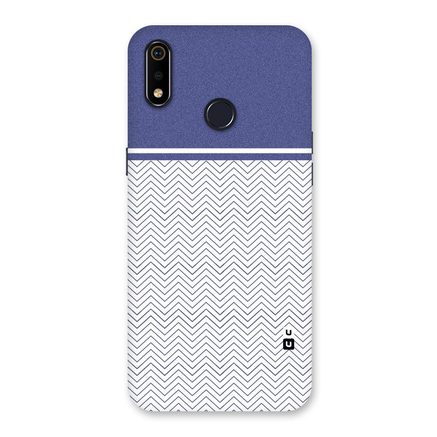 Melange Striped Pattern Back Case for Realme 3i