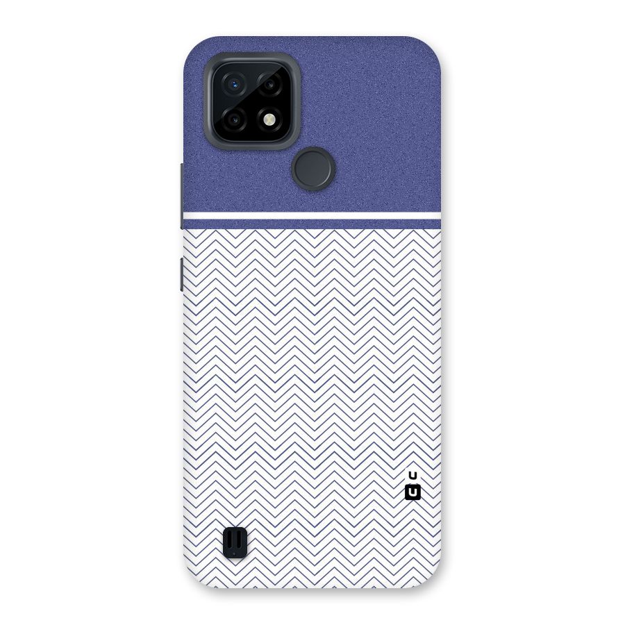 Melange Striped Pattern Back Case for Realme C21
