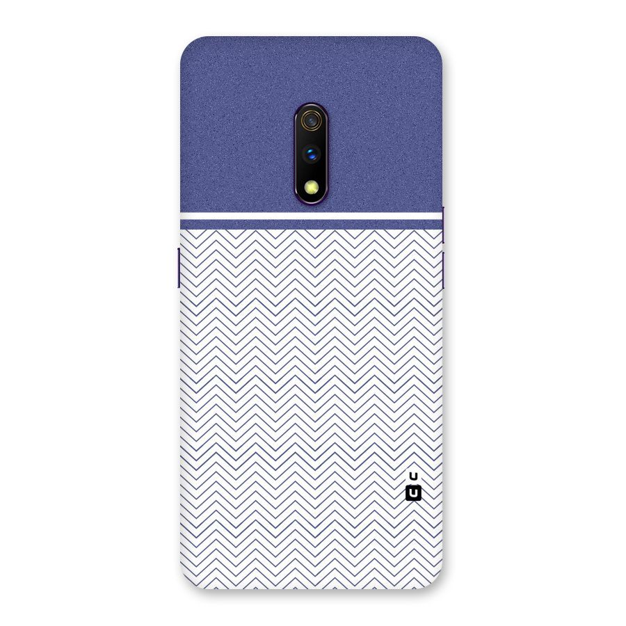Melange Striped Pattern Back Case for Realme X