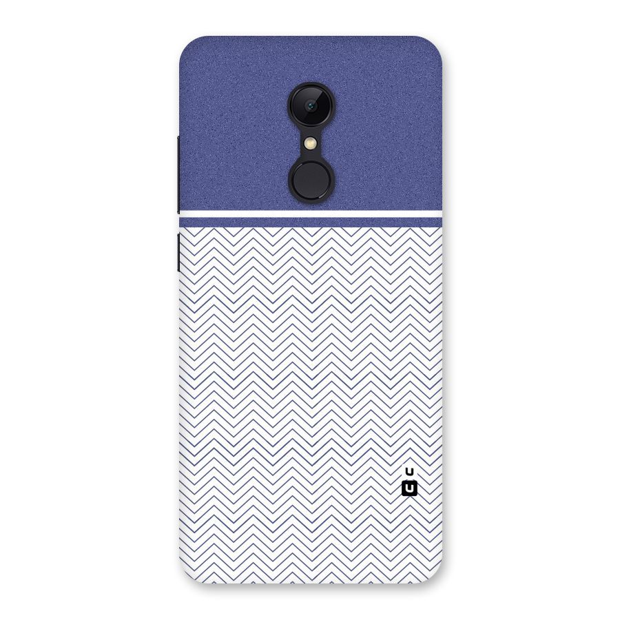 Melange Striped Pattern Back Case for Redmi 5