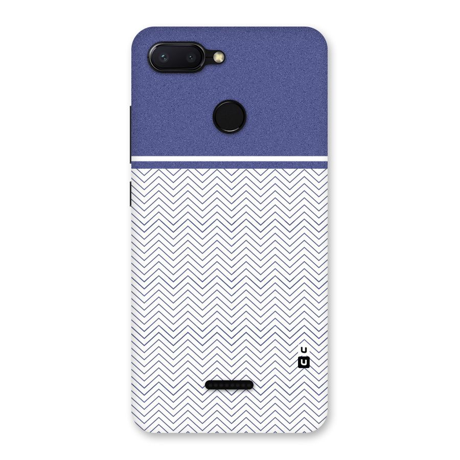 Melange Striped Pattern Back Case for Redmi 6