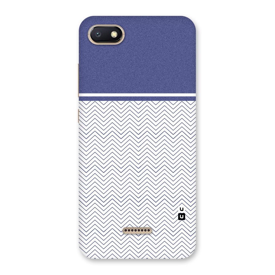Melange Striped Pattern Back Case for Redmi 6A