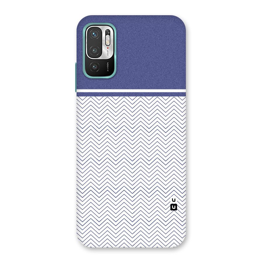 Melange Striped Pattern Back Case for Redmi Note 10T 5G